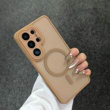 Galaxy S26Ultra S25Ultra S24Ultra S23Ultra A56 A16 A17 A36 A26 A16 A37 A57 S24 S23FE Plus A55 A35 A54 A15 S25 S24 S23 及其他機型適用 高階磨砂親膚手機殼，全方位相機保護、內置鏡頭膜、柔軟觸感、防指紋、支援無線充電、防摔設計 - 沙漠色 - 查看 7