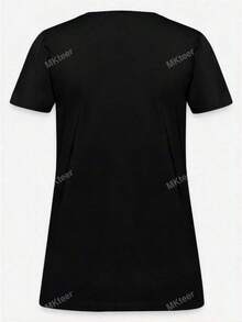 Women T-Shirts - Black - View 2