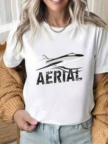 Camiseta unisex de manga corta, camiseta de manga corta con cuello redondo para mujer, camiseta con estampado de avión de combate, camiseta informal negra de manga corta para mujer, camisa de moda.Los estampados divertidos son adecuados para fiestas navideñas, actividades deportivas, fiestas de vacaciones, salidas, deportes y otros regalos navideños (220g).DeportivoInformalRopa, Athleisure, Streetwear, Cómoda&Suave, TranspirableTela, Ligero, RelajadoAjuste, ClásicoDiseño, AtemporalEstilo,VeranoConjuntos de ropaParaMujeres, PrimaveraConjuntos de ropaParaMujeres, VeranoRopa,StPatricksDíaMujeres,Primavera,PrimaveraRupturaConjuntos,Primavera,VintageMujeresRopa, VeranoTopsParaMujeres, BlusasParaMujeres, BlusasMujeresRopa, PrimaveraRopa, LindaTopsMujeres, LindasTopsMujeres, VacacionesConjuntos de ropaMujeres, VeranoConjuntos de ropaParaMujeres, VeranoRopa, PlayaConjuntos de ropa deportivahombre, , , Dazymujer,romwehombres, bohochic,maestrasregalos,camisetaparaconjunto - Blanco - Ver 1