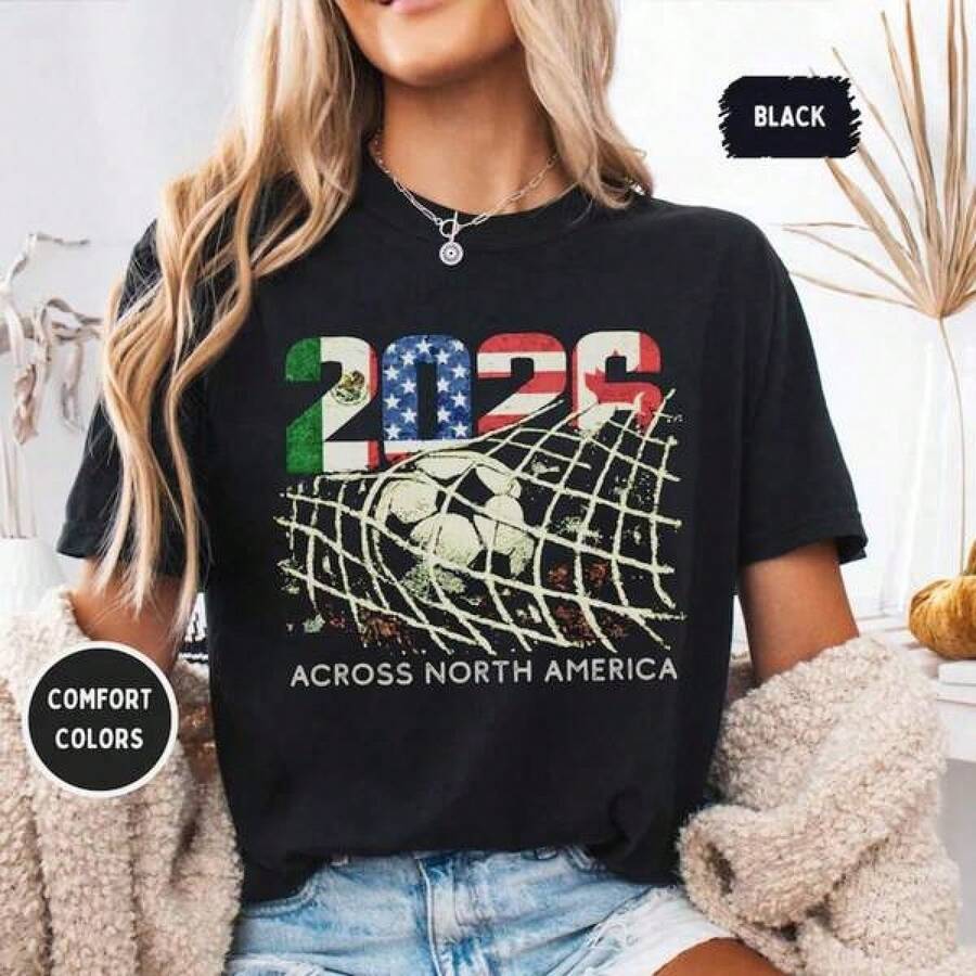 Las camisetas más vendidas de 20262026 North America Soccer Shirt |     Camiseta para Fanáticos del Fútbol Mundial |     MX US CA Gráfico Vintage de Red de Portería | Cup Soccer Lover Gift,Camisetas gráficas del Mundial 2026,blusas para mujer,La elección perfecta para tus atuendos de San Valentín,afiliado ,camiseta masculina con gráfico divertido,Camisetas de K-Pop para hombre,blusas de niña,playeras niño,Camisetas de dibujos animados/anime - Negro - Ver 1