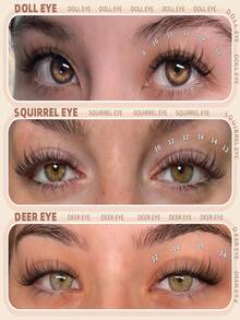 150pcs Spider Lash Clusters, 8mm-14mm Natural Lash Clusters, Kim K Style Wispy Breeze Lash Clusters, 150pcs Short Lash Extension With Invisible Band, CC-Curly For No Makeup - C - View 8