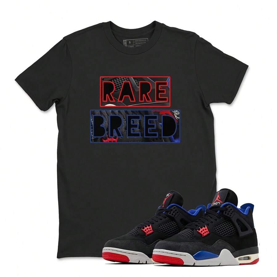Camisetas a juego con las s4 Rare Air para combinar con las zapatillas Rare Breed 4, camisetas retro 4 Rare Air, camisetas para combinar con las s4 Rare Air - forma - Ver 1