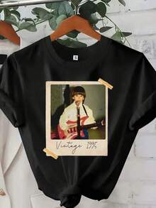 Women T-Shirts - Black - View 1