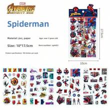 Marvel Bộ sticker Guka Handsome dành cho trẻ em, sticker tự làm, sách hoạt động, sticker khen thưởng, đồ thủ công giáo dục, sổ lưu niệm. - Nhiều màu - Xem 10