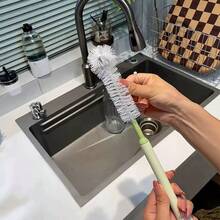 1支多功能伸缩清洁刷，可用于清洁瓶子、水杯、玻璃杯、花瓶等，长柄多用途清洁刷，夏季热销家居必备品 - 多色 - 查看 6