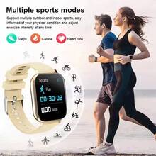 Reloj inteligente con pantalla completamente táctil, llamada, recordatorio de mensajes, control de música y otras funciones, compatible con iPhone/Android mo - Go20Szstrap - Ver 5