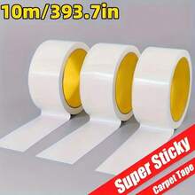 Băng keo trắng siêu dính, chống thấm nước, siêu chắc chắn, dùng cho tường, nhựa, kính, gỗ, kim loại, thích hợp cho việc tự sửa chữa nhà cửa và văn phòng, cuộn dài 393,7 inch. - A-trắng - Xem 3