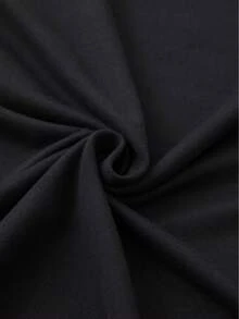 New Summer Fashion: A Casual Crew Neck T-Shirt With Double-Sided Prints, Showcasing Striking And Captivating Designs, Perfect For Everyday Wear, Holidays, Gatherings, And Travel Outfits During The Spring And Summer Seasons. Cotton T-Shirt. - Black - View 5