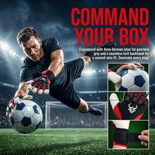 GKHMNEW Youth & Adult Goalkeeper Gloves, Enhanced Latex Palm Grip, Breathable Knit Fabric, Suitable For Match & Training - Multicolor - View 6