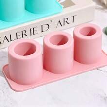 1pc Silicone Ice Cube Tray With Lid, 20oz Capacity, Easy Release, Suitable For Freezing Cocktails, Whiskey, Beverages, Coffee, Pink - Multicolor - View 17