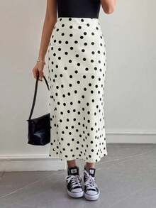 Falda con estampado de leopardo, atuendo de fiesta, ropa de de oficina, falda corta de mujer, atuendo de festival de música, ropa casual para exteriores, moda callejera de mujer, uniforme es - Blanco y Negro - Ver 4