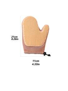 1 chiếc găng tay chải lông thú cưng hai mặt, lược chải lông mèo để loại bỏ lông rụng, bàn chải tắm cho chó, dụng cụ loại bỏ bụi vải trên thảm, dụng cụ cạo lông mèo, găng tay chống tĩnh điện loại bỏ lông thú cưng, dụng cụ làm sạch lông mèo, dụng cụ loại bỏ bụi vải, găng tay loại bỏ lông mèo. - Nhiều màu - Xem 3