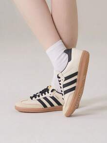 Adidas Originals SAMBA OG 经典时尚低帮休闲运动鞋，男女通用，2026 夏季新款 ID0478 - 卡其色 - 查看 1