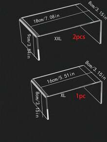 1/2, 3/4/5/6 buah Stand Pajangan Akrilik Transparan, Stand Pajangan Koleksi, Stand Tanaman Akrilik, Stand Pajangan Akrilik Transparan Cocok Untuk Perhiasan, Toko, Dekorasi Rumah - Clear - View 23