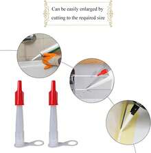 10pcs Construction Silicone Sealant Nozzle Tips With Threaded Bases Universally Compatibility For Tubes Long Last Construction Caulk Caps Caulk For - 10pcs - View 7