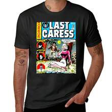 Camiseta Misfits last caress, camisetas gráficas, ropa vintage, ropa estética, camisetas grandes y altas para hombre y mujer, 220 g, de algodón suave, confeccionada con un tejido premium, duradero y agradable al tacto, ideal para todo tipo de cuerpo y para uso diario. Camisetas casuales transpirables y ligeras, conjuntos elegantes para otoño, perfectas para el día a día, actividades al aire libre, viajes, vacaciones y fiestas temáticas durante todo el año. - Negro - Ver 1