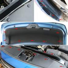 60/120 piezas Clips de retención para coche, juego de remaches de plástico con 6 tamaños, kit de clips para parachoques, carrocería, puerta y panel de moldura para camiones y motocicletas - Blanco y Negro - Ver 5
