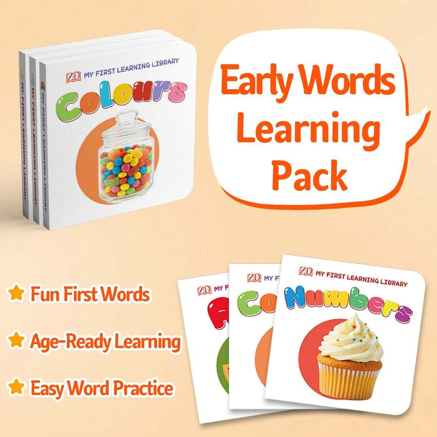 Juego de Aprendizaje Temprano en Inglés - Serie de Reconocimiento Interactivo de ABC, Números y Colores - Aprendizaje de conceptos básicos en inglés - Ver 1