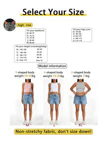 Cross-Border Fashion Washed Denim Wide Leg Shorts, Versatile For Daily Wear Casual Summer - Light Grey - View 7