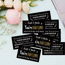50pcs Inspirational Encouragement Cards - "You Are More Courageous Than You Realize" - Double-Sided Mini Thank You Cards For Healthcare Professionals, Doctors, Nurses, Friends And Family - A - View 5