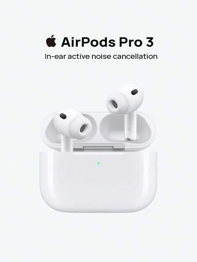 Apple AirPods Pro 第三代 藍牙耳機 搭配 MagSafe 充電盒（USB-C），搭載 H2 晶片主動降噪，適配 iPhone/iPad/Mac，沉浸式聆聽體驗拉滿