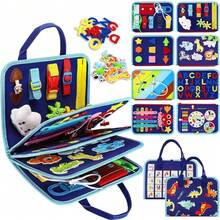 Felt Learning Board - Children's Busy Board, Early Education And Development Toy For Toddlers - Brain Stimulation Learning Board - Multicolor - View 10