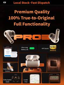 New 2026 Style Wireless Earbuds, 2026 Latest Upgraded Version For Apple Air 5/Air 4/Air 7 & Android, Dynamic Head Tracking + Auto Ear Detection + One‑Step Pop‑Up, Active Noise Cancelling, IPX7 Waterproof Dustproof, Bluetooth 5.3, Hi-Fi Sound, Ergonomic Fit, Applicable To Apple And Android Systems, Audifonos Bluetooth, Ideal Boyfriend Gifts For Gym Travel Office & Daily Use - 蘋果2代 - 查看 4
