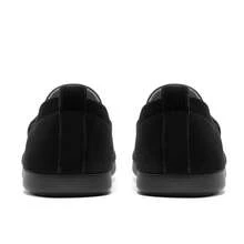 Men's Penny Loafers Suede Leather Moccasins Casual Driving Shoes Slip-On Lightweight Comfortable Shoes - 黑色 - 查看 3