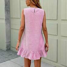 Women Midi Dresses - Pink - View 3