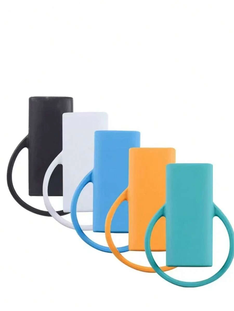 1 pieza/2 piezas/4 piezas Funda protectora de silicona colorida para encendedor, accesorio de encendedor con envoltura de almacenamiento - multicolor - Ver 1