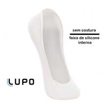 Kit Of 2 Lupo Basic Seamless Slipper Socks With Silicone 03287-088 - 白色 - 查看 2