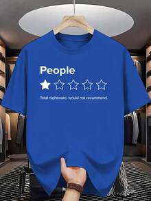 Camiseta Clásica de Cuello Redondo para Hombre, Diseño Simple y Versátil con Tejido Transpirable y Cómodo para Atuendos Casuales - Negro - Ver 11
