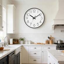 Silent Quartz Wall Clock. - G_white - View 5