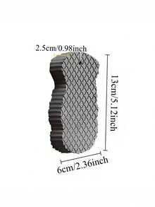 1pc Fish Scale Texture Bath Sponge - Featuring A Unique Fish Scale Texture Design, This Bath Sponge Is Exceptionally Soft To The Touch And Also Has A Unique 3D Texture. - Multicolor - View 4