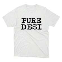 Soft 100% Cotton T-Shirt. High-Quality T-Shirts In Plus Sizes, Featuring A Traditional Punjabi Desi Print, A Crew Neck Print T-Shirt. Versatile Unisex T-Shirts. Breathable Cotton T-Shirt That Goes With Everything. - 白色 - 查看 1