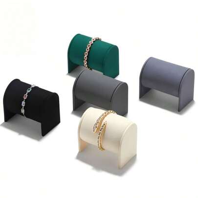 1/2 pezzi Supporto multifunzionale per orologio in microfibra, può contenere e esporre orologi, braccialetti, cavigliere, collane, portachiavi e altri accessori; organizer da scrivania per gioielli con funzioni di supporto fotografico e esposizione, design versatile a busto. Adatto per uso quotidiano, feste, viaggi, spiagge; regalo pratico e alla moda per San Valentino, Festa della Mamma, Festa del Papà, Ritorno a Scuola; qualità raffinata, alto rapporto qualità-prezzo, essenziale per la conservazione e l'organizzazione degli accessori per gioielli.