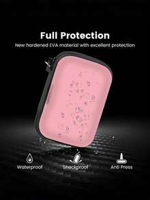 Customized Portable Storage Bag, Customized Data Cable Storage Bag, Can Be Customized With Name/Date/Logo, Minimalist And Durable Digital Storage Bag, Adopts Portable Minimalist Design, Compact And Portable, Waterproof And Wear-Resistant, Best Companion For Camping, Travel, Hiking, Honeymoon - Multicolor - View 3
