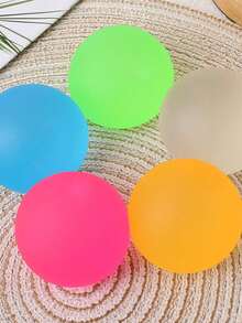 1pc Random Color Delivery, Surprise Happy Planet, Cheese Squishy, Squishy Dumpling, Fidget, Squishy - Multicolored Happy Planet - View 4
