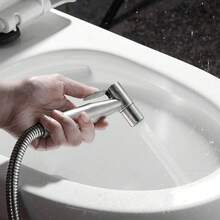 Pet-Friendly 304 Stainless Steel Shower Sprayer - Gentle Water Flow Cares For Pets' Fur, Easy To Rinse Off Foam, Makes Bathing Hassle-Free, Available In Multiple Sizes - Silver - View 5