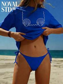 Women T-Shirts - Bow - View 2