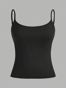 Set de 3 camisetas de tirantes ajustadas informales para mujer, adecuadas para el verano - Multicolor 4 - Ver 6