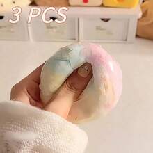 2 PCS 2026 Hot Selling Gradient Crispy Wax Squeeze Ball, Slow Rebound Textured Squishy Fidget Toy, Premium Wax Coated Decompression Ball With Satisfying Crunch Sound, Flexible Moldable Handheld Stress Reliever, Tactile Sensory Accessory For Anxiety & Tension Relief; Palm-Sized Portable Relaxation Gadget, Gradient Aesthetic Desktop Decor For Home, Office And Classroom, Durable Reusable Pressure Release Ornament, Skin-Friendly All-Age Squishies For Kids, Teens And Adults,  Self-Care Essential, Versatile Gifting Option For Birthdays And Multi-Holiday Presents, Chic Party Favors, Fun Sensory Play Prop, Practical Mood Calming Toy To Soothe Irritability, Alleviate Fatigue And Stabilize Daily Negative Emotions - 彩色 - 查看 11