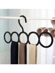 1 chiếc móc treo khăn đa năng, móc treo quần áo 5 tầng bằng nhựa chống trượt, giá đựng khăn. - Nhiều màu - Xem 4
