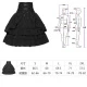 230831 Court-style Midi Skirt - Black