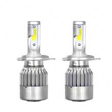2个45000流明CANBUS H7 LED大灯，300W CANBUS无故障车灯，6500K，H1 H3 H4 H11 9005 HB3 9006 HB4，12V/24V - C6 - 查看 9