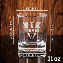Ly rượu whisky khắc tên riêng cho phù rể, quà tặng kiểu Old Fashioned, quà cho người yêu, quà cho cặp đôi, quà tốt nghiệp, quà nghỉ hưu, quà Giáng sinh. - trong suốt - Xem 3