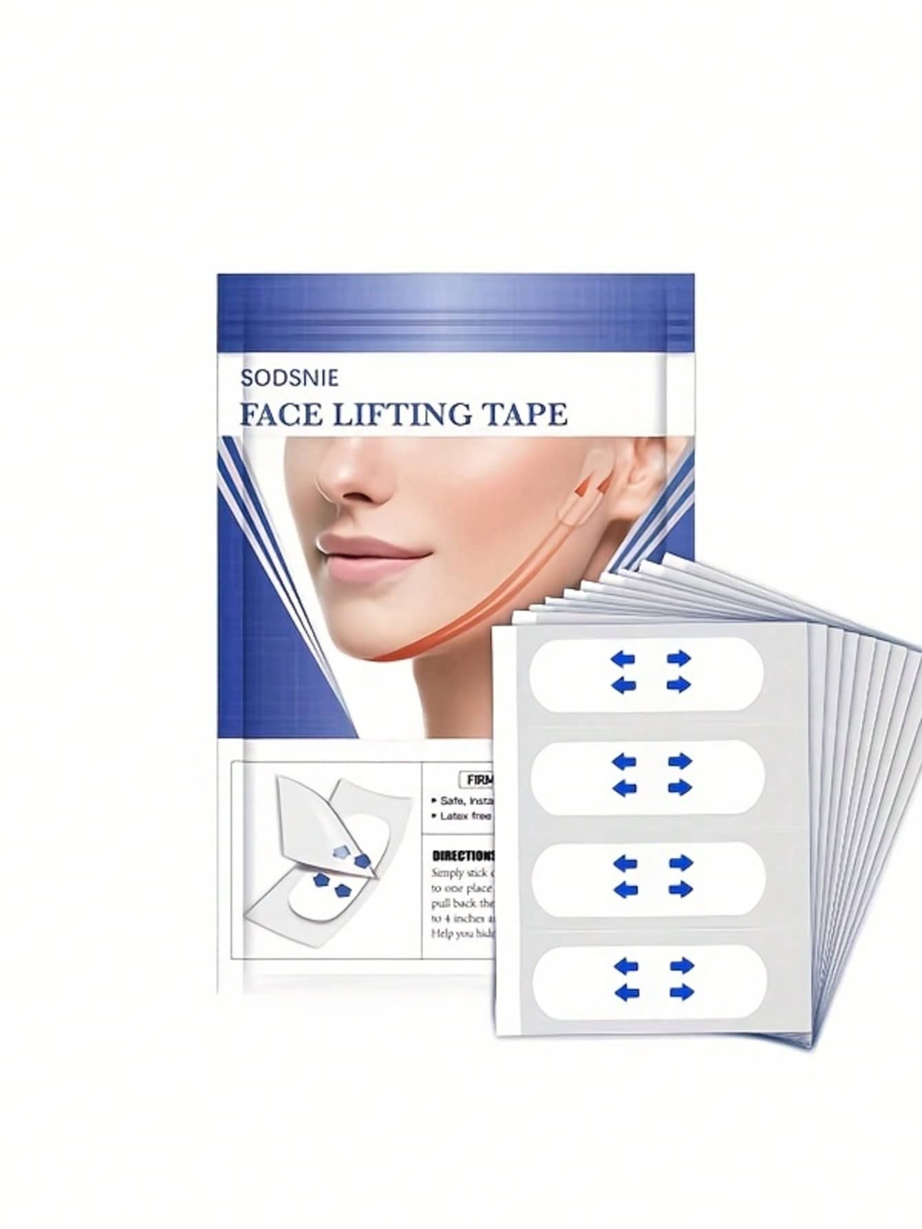 Miếng dán nâng cơ mặt, làm săn chắc vùng mắt, giảm nếp nhăn, làm thon gọn cằm đôi, tạo hình cổ, chống thấm nước, trong suốt, vô hình, nâng cơ tức thì, làm săn chắc da, tạo đường V, miếng dán nâng cơ mặt hình móc tai, unisex, dụng cụ chăm sóc da chống lão hóa, miếng dán nâng cơ mắt, làm săn chắc vùng mắt, nâng cằm đôi, nâng cổ, tạo hình cằm. - Nhiều màu - Xem 1