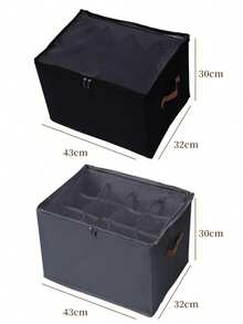 1pc Foldable PVC Transparent Shoe Box With Lid, Available In Gray, Beige And Black, Multifunctional Storage Box For Shoes, Clothes And Miscellaneous Items - View 15