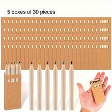 8.89cm Mini Colored Pencil Set, 6 Colors, Pre-Sharpened Wooden Pencils, Ideal For Art Projects, Crafts, Education, Drawing, Classroom Activities And Art Tools - Multicolor - View 11