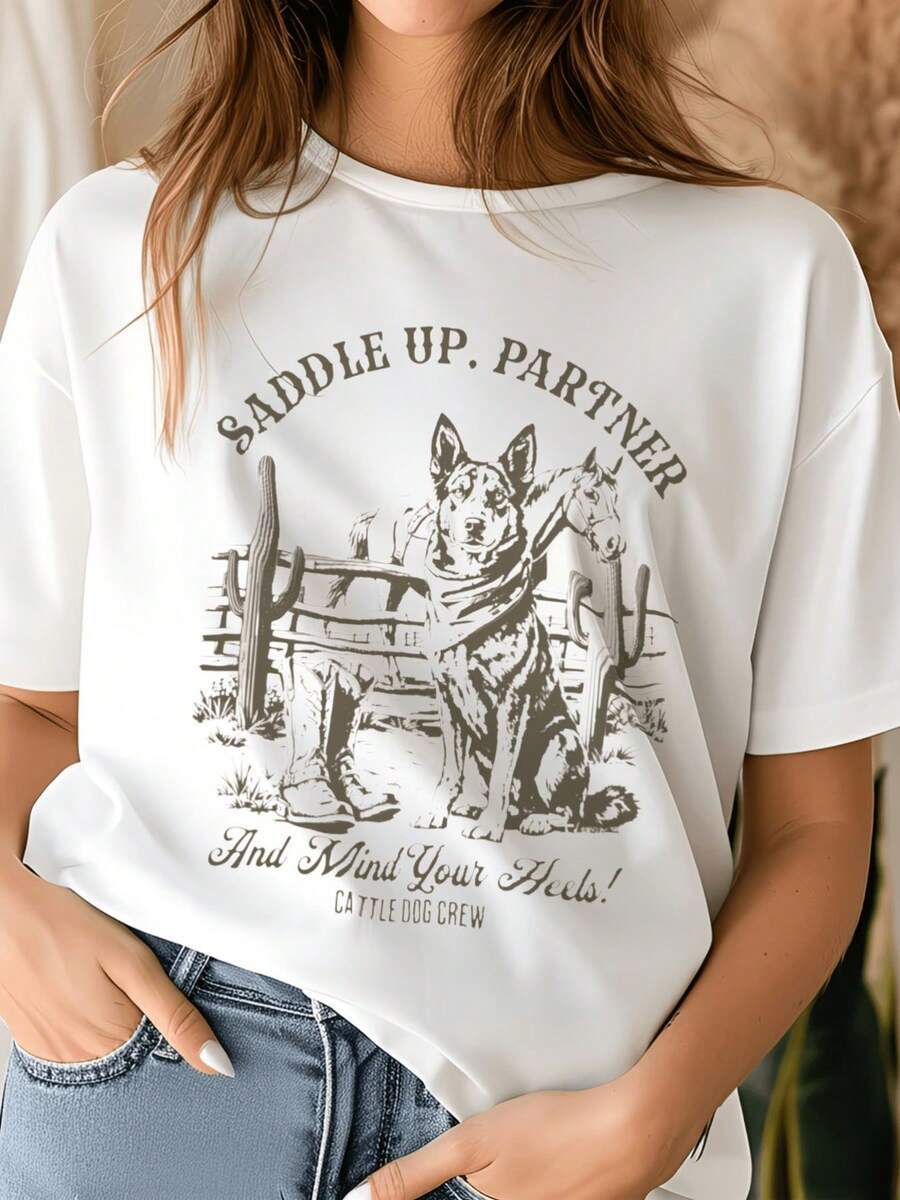 Una camiseta de diseño fácil con un cuello redondo parascua y el día de la madre, cómoda y transpirable, perfectara el uso casual diario, que muestra un estilo l y elegante, una obligación para las fiestas de verano, enviado localmente, con impresión 2D